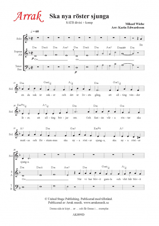 Ska nya r�ster sjunga